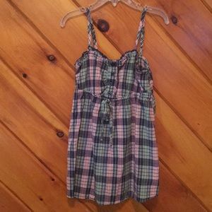 Cute plaid tank top